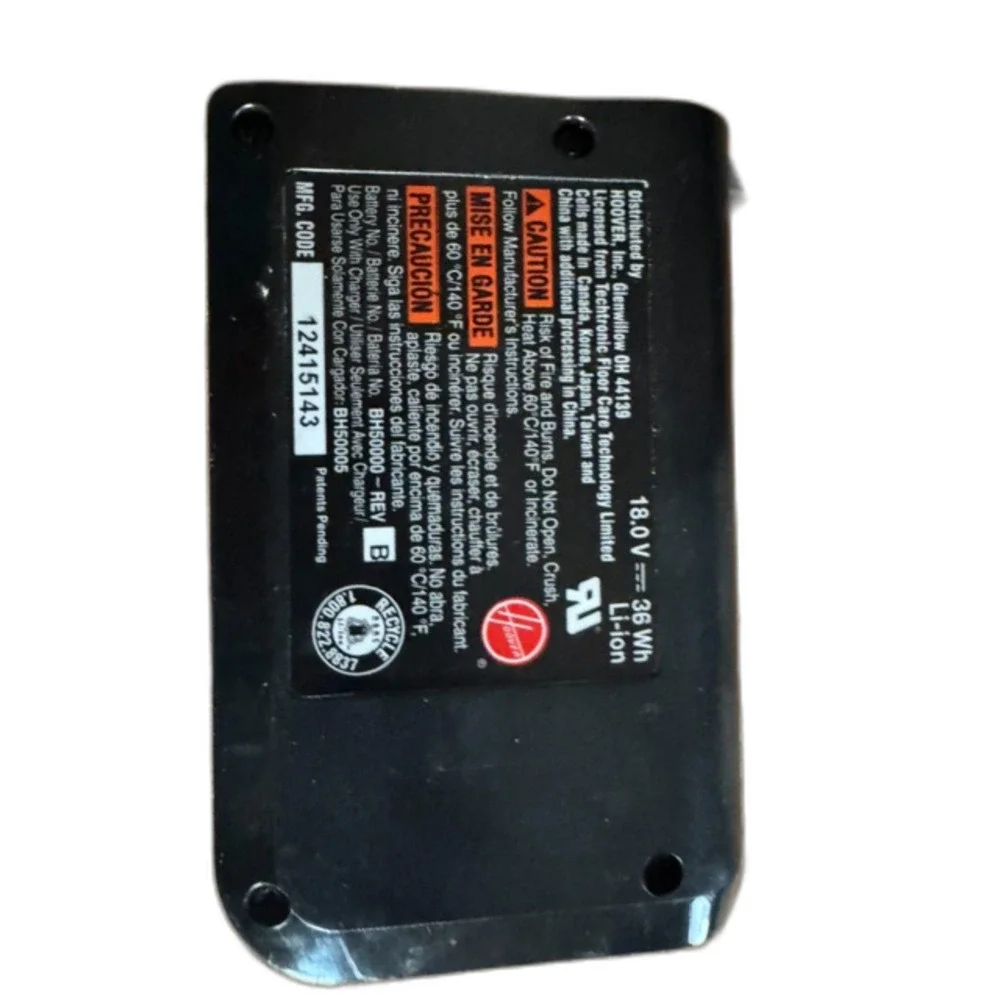 Hoover LiNX 18V Lithium-Ion Battery (Model: BH50000) - For Parts or Untested